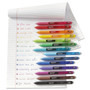 Paper Mate InkJoy Gel Pen, Retractable, Fine 0.5 mm, Black Ink, Black Barrel, Dozen View Product Image