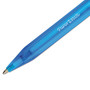 Paper Mate InkJoy 100 RT Ballpoint Pen, Retractable, Medium 1 mm, Blue Ink, Translucent Blue Barrel, Dozen View Product Image