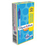Paper Mate InkJoy 100 RT Ballpoint Pen, Retractable, Medium 1 mm, Blue Ink, Translucent Blue Barrel, Dozen View Product Image