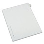 Avery Preprinted Legal Exhibit Side Tab Index Dividers, Allstate Style, 10-Tab, 24, 11 x 8.5, White, 25/Pack View Product Image
