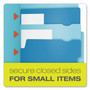 Pendaflex Divide It Up File Folder, 1/2-Cut Tabs: Assorted, Letter Size, 0.75" Expansion, Assorted Colors, 12/Pack View Product Image