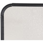 MasterVision Magnetic Dry Erase Board, 11" x 14", White Surface, Black Plastic Frame View Product Image