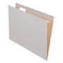 Pendaflex Colored Hanging Folders, Letter Size, 1/5-Cut Tabs, Gray, 25/Box View Product Image