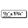 Avery Matte Clear Easy Peel Mailing Labels w/ Sure Feed Technology, Laser Printers, 0.5 x 1.75, Clear, 80/Sheet, 10 Sheets/Pack View Product Image