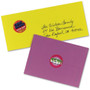Avery Vibrant Inkjet Color-Print Labels w/ Sure Feed, 1.5" dia, White, 400/PK View Product Image