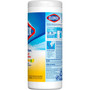 Clorox Disinfecting Wipes, 1-Ply, 7 x 8, Crisp Lemon, White, 35/Canister, 12 Canisters/Carton (CLO01594CT) View Product Image