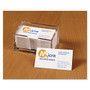 Avery Printable Microperforated Business Cards w/Sure Feed Technology, Inkjet, 2 x 3.5, White, 1,000 Cards, 10/Sheet, 100 Sheets/Bx View Product Image