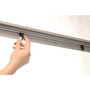 MasterVision Telescoping Tripod Display Easel, Adjusts 38" to 69" High, Metal, Silver (BVCFLX05102MV) View Product Image