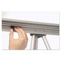 MasterVision Telescoping Tripod Display Easel, Adjusts 38" to 69" High, Metal, Silver (BVCFLX05102MV) View Product Image