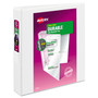 Avery Durable View Binder with DuraHinge and Slant Rings, 3 Rings, 1.5" Capacity, 11 x 8.5, White View Product Image