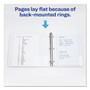 Avery Durable View Binder with DuraHinge and Slant Rings, 3 Rings, 1.5" Capacity, 11 x 8.5, White View Product Image