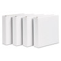 Avery Durable View Binder with DuraHinge and Slant Rings, 3 Rings, 3" Capacity, 11 x 8.5, White, 4/Pack View Product Image