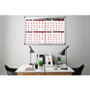 MasterVision Interchangeable Magnetic Board Accessories, Months of Year, Black/White, 2" x 1", 12 Pieces View Product Image