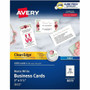 Avery Clean Edge Business Cards - 110 Brightness - 2" x 3 1/2" - 93 lb Basis Weight - 254 g/m² Grammage - Matte - (AVE8870) Product Image 
