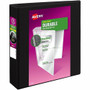 Avery Durable View 3 Ring Binder, 3" Slant Rings, 1 Black Binder (17041) - 3" Binder Capacity - Letter - 8 1/2" x 11" Sheet Size - 600 Sheet Capacity - 635 Ring(s) Product Image 