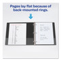 Avery Durable View Binder with DuraHinge and Slant Rings, 3 Rings, 3" Capacity, 11 x 8.5, Black (AVE17041) View Product Image
