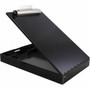 Saunders Redi-Rite Aluminum Storage Clipboard - 8 1/2" x 11" Sheet Size - Aluminum - Black Product Image 