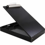 Saunders Redi-Rite Aluminum Storage Clipboard - 8 1/2" x 11" Sheet Size - Aluminum - Black Product Image 