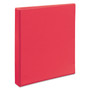 Avery Durable View Binder with DuraHinge and Slant Rings, 3 Rings, 1" Capacity, 11 x 8.5, Coral View Product Image