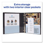 Avery Durable View Binder with DuraHinge and Slant Rings, 3 Rings, 1" Capacity, 11 x 8.5, Aqua View Product Image