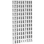 MasterVision Interchangeable Magnetic Board Accessories, Numbers, Black, 0.75"h View Product Image