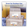 Avery Waterproof Shipping Labels with TrueBlock Technology, Laser Printers, 5.5 x 8.5, White, 2/Sheet, 500 Sheets/Box View Product Image