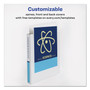 Avery Durable View Binder with DuraHinge and Slant Rings, 3 Rings, 1" Capacity, 11 x 8.5, White, 4/Pack View Product Image