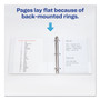 Avery Durable View Binder with DuraHinge and Slant Rings, 3 Rings, 1.5" Capacity, 11 x 8.5, White, 4/Pack View Product Image