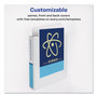 Avery Durable View Binder with DuraHinge and Slant Rings, 3 Rings, 1.5" Capacity, 11 x 8.5, White, 4/Pack View Product Image