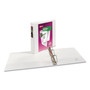 Avery Durable View Binder with DuraHinge and Slant Rings, 3 Rings, 2" Capacity, 11 x 8.5, White, 4/Pack View Product Image