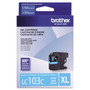 Brother LC103C Innobella High-Yield Ink, 600 Page-Yield, Cyan View Product Image