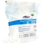 Clorox Healthcare Bleach Germicidal Wipes, 1-Ply, 12 x 12, Unscented, White, 110/Refill, 2 Refills/Carton View Product Image