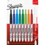 Sharpie Retractable Ultra Fine Point Permanent Marker - Ultra Fine Marker Point - Retractable - Aqua, Black, Blue, Green, Lime, Red, Tangerine, Turquoise Ink Product Image 
