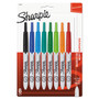 Sharpie Retractable Ultra Fine Point Permanent Marker - Ultra Fine Marker Point - Retractable - Aqua, Black, Blue, Green, Lime, Red, Tangerine, Turquoise Ink Product Image 