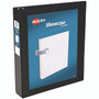 Avery Showcase Economy View Binders with Slant Rings, 3 Rings, 1.5" Capacity, 11 x 8.5, Black View Product Image
