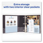 Avery Showcase Economy View Binders with Slant Rings, 3 Rings, 1.5" Capacity, 11 x 8.5, Black View Product Image