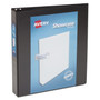 Avery Showcase Economy View Binders with Slant Rings, 3 Rings, 1.5" Capacity, 11 x 8.5, Black View Product Image