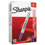 Sharpie Fine Tip Permanent Marker, Fine Bullet Tip, Purple, Dozen (SAN30008) View Product Image
