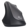 Adesso iMouse A20 Antimicrobial Vertical Wireless Mouse, 2.4 GHz Frequency/33 ft Wireless Range, Right Hand Use, Black/Granite View Product Image