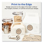 Avery Round Brown Kraft Print-to-the-Edge Labels, 2.5" dia, 225/PK View Product Image