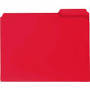 Smead 1/3 Tab Cut Letter Top Tab File Folder - 8 1/2" x 11" - 3/4" Expansion - Top Tab Location - Assorted Tab Position - Polypropylene - (SMD10501) Product Image 