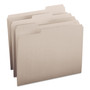 Smead Colored File Folders, 1/3-Cut Tabs: Assorted, Letter Size, 0.75" Expansion, Gray, 100/Box View Product Image