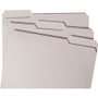 Smead Colored File Folders, 1/3-Cut Tabs: Assorted, Letter Size, 0.75" Expansion, Gray, 100/Box View Product Image