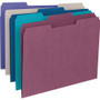 Smead Colored File Folders, 1/3-Cut Tabs: Assorted, Letter Size, 0.75" Expansion, Gray, 100/Box View Product Image