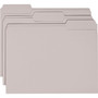Smead Colored File Folders, 1/3-Cut Tabs: Assorted, Letter Size, 0.75" Expansion, Gray, 100/Box View Product Image