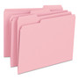 Smead Colored File Folders, 1/3-Cut Tabs: Assorted, Letter Size, 0.75" Expansion, Pink, 100/Box View Product Image