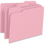 Smead Colored File Folders, 1/3-Cut Tabs: Assorted, Letter Size, 0.75" Expansion, Pink, 100/Box View Product Image