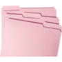 Smead Colored File Folders, 1/3-Cut Tabs: Assorted, Letter Size, 0.75" Expansion, Pink, 100/Box View Product Image