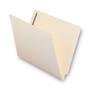 Smead End Tab Fastener Folders with Reinforced Straight Tabs, 14-pt Manila, 2 Fasteners, Letter Size, Manila Exterior, 50/Box View Product Image