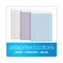 TOPS Prism + Colored Writing Pads, Wide/Legal Rule, 50 Assorted Pastel-Color 8.5 x 11.75 Sheets, 6/Pack View Product Image